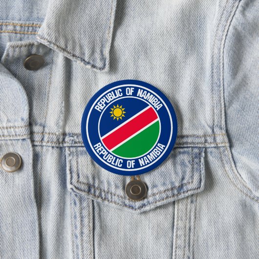 Namibia-RundEmblem Button (Beispiel)
