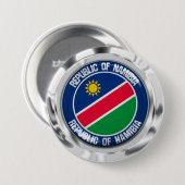 Namibia-RundEmblem Button (Vorne & Hinten)