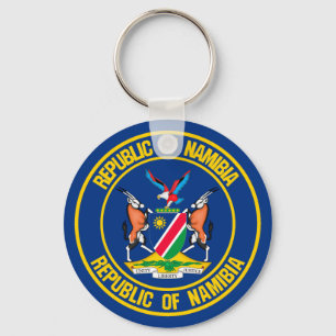 Namibia-RundEmblem Schlüsselanhänger