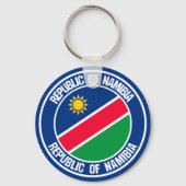 Namibia-RundEmblem Schlüsselanhänger (Vorderseite)