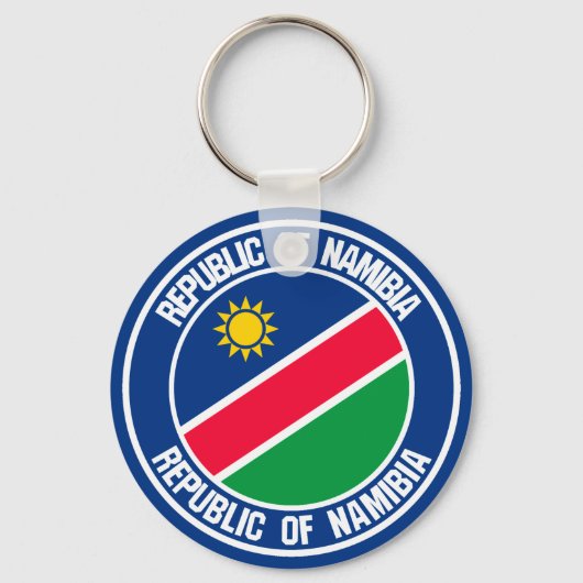 Namibia-RundEmblem Schlüsselanhänger (Vorderseite)