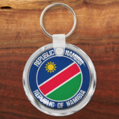 Namibia-RundEmblem Schlüsselanhänger (Vorderseite)