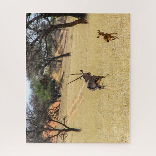 Namibia Safari Jigsaw Puzzle - Wildoryx (Vertikal)