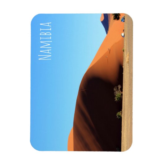 Namibia Sand Dune 45 Landschaft Sossusvlei Magnet (Vertikal)