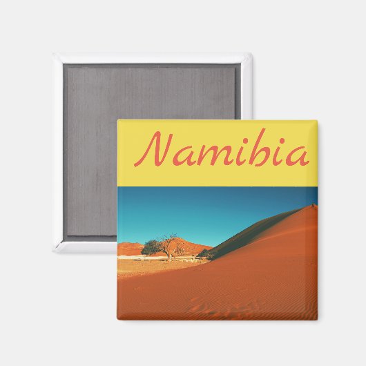 Namibia Sand Dune Landschaftsbild Magnet (Vorderseite/Rückseite)