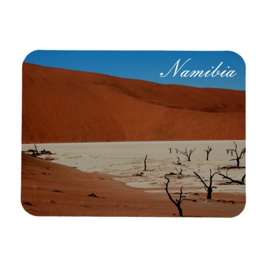 Namibia Sand Dunes Landschaft Sossusvlei Magnet (Horizontal)