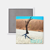 Namibia Sand Dunes Landschaft Sossusvlei Magnet (Vorderseite/Rückseite)