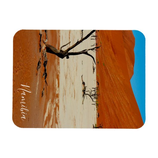 Namibia Sand Dunes Landschaft Sossusvlei Magnet (Horizontal)