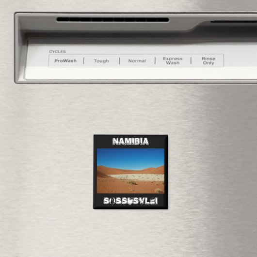 Namibia Sand Dunes Landschaft Sossusvlei Magnet (In Situ (Geschirrspüler))