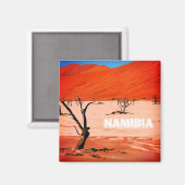 Namibia Sand Dunes Landschaft Sossusvlei Magnet (Vorderseite/Rückseite)