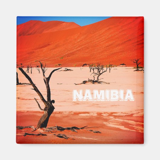 Namibia Sand Dunes Landschaft Sossusvlei Magnet (Vorne)