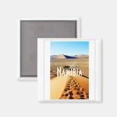 Namibia Sand Dunes Landschaft Sossusvlei Magnet (Vorderseite/Rückseite)