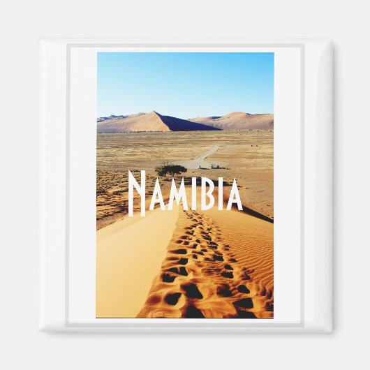 Namibia Sand Dunes Landschaft Sossusvlei Magnet (Vorne)