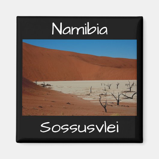 Namibia Sand Dunes Landschaft Sossusvlei Magnet (Vorne)