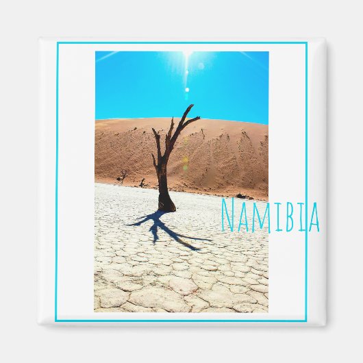 Namibia Sand Dunes Landschaft Sossusvlei Magnet (Vorne)