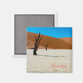 Namibia Sand Dunes Landschaft Sossusvlei Magnet (Vorderseite/Rückseite)