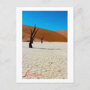Namibia Sand Dunes Landschaft Sossusvlei Postkarte