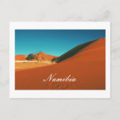 Namibia Sand Dunes Landschaft Sossusvlei Postkarte (Vorderseite)