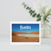 Namibia Sand Dunes Landschaft Sossusvlei Postkarte (Stehend Vorderseite)