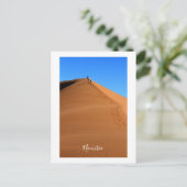 Namibia Sand Dunes Landschaft Sossusvlei Postkarte (Stehend Vorderseite)