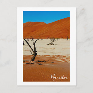 Namibia Sand Dunes Landschaft Sossusvlei Postkarte