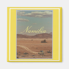 Namibia Savannah Bush Landschaft Naturmagnet Magnet
