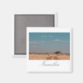 Namibia Savannah Bush Landschaft Naturmagnet Magnet (Vorderseite/Rückseite)