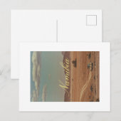 Namibia Savannah Bush Nature Postcard Postkarte (Vorne/Hinten)
