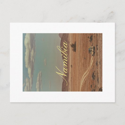 Namibia Savannah Bush Nature Postcard Postkarte (Vorderseite)