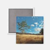 Namibia Savannah Savanna Landscape Magnet (Vorderseite/Rückseite)