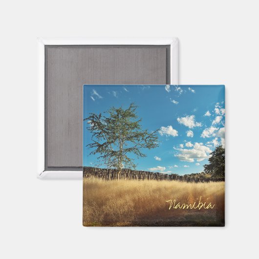 Namibia Savannah Savanna Landscape Magnet (Vorderseite/Rückseite)