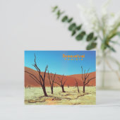 Namibia Sossuslvei Postkarte (Stehend Vorderseite)