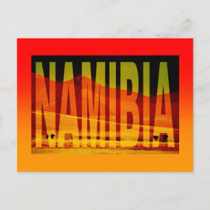 namibia sossusvlei postkarte