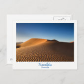 Namibia - Sossusvlei-Wüste-Postkarte mit Text Postkarte (Vorne/Hinten)
