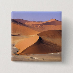 Namibia: Sossuvlei-Dünen, Luftbildpanorama. Button