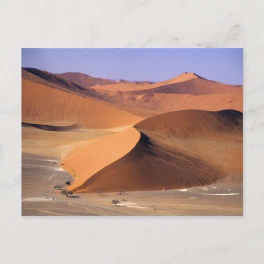 Namibia: Sossuvlei Dunes, landschaftliche Luft. Postkarte (Vorderseite)