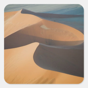 Namibia, Soussevlei, Große rote Sanddünen, Quadratischer Aufkleber
