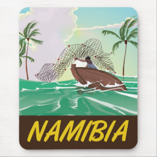 Namibia-Strandreiseplakat Mousepad