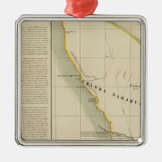 Namibia, Südafrika 50 Silbernes Ornament (Vorne)
