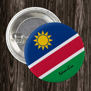Namibia-Taste, patriotische namibische Flaggenmode Button
