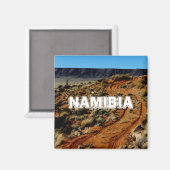 Namibia Tirool Namib Wüste Landschaft Roter Boden Magnet (Vorderseite/Rückseite)