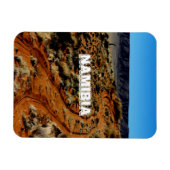 Namibia Tirool Namib Wüste Landschaft Roter Boden Magnet (Horizontal)