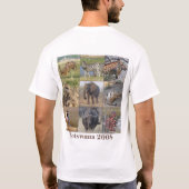Namibia- u. Botswana-Szenen T-Shirt (Rückseite)