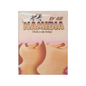 Namibia Vintages Flugplakat. Notizblock (Rotiert)