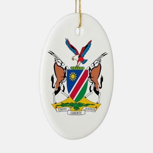 Namibia-Wappen Keramikornament (Rechts)