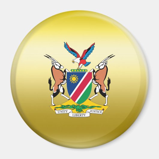 Namibia-Wappen Magnet (Vorne)