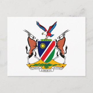 Namibia-Wappen Postkarte