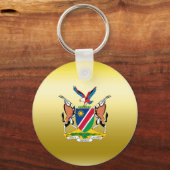 Namibia-Wappen Schlüsselanhänger (Vorderseite)