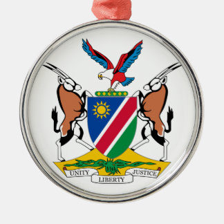 Namibia-Wappen Silbernes Ornament