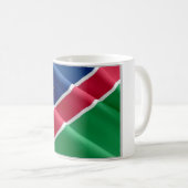 Namibia - Waving Flag - Kaffeetasse (VorderseiteRechts)